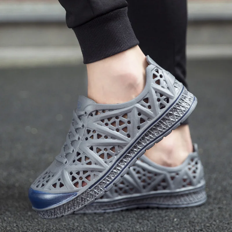 Шлепанцы мужские легкие открытый бассейн сандалии удобная обувь для сада и пляжа