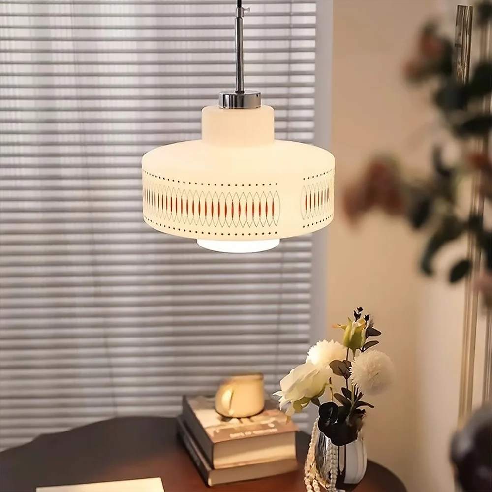 Подвесной светильник в скандинавском стиле стеклянный домашний декоративный