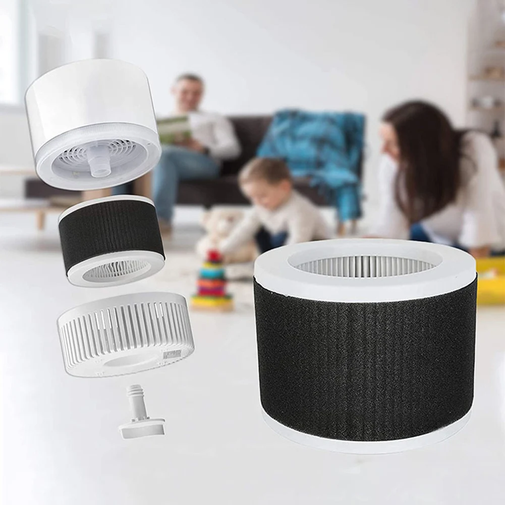 

3-in-1 True Filter Replacement For Mooka Koios Desktop Air Purifier EPI810 Sweeping Parts Household Sweeper Cleaning Tool