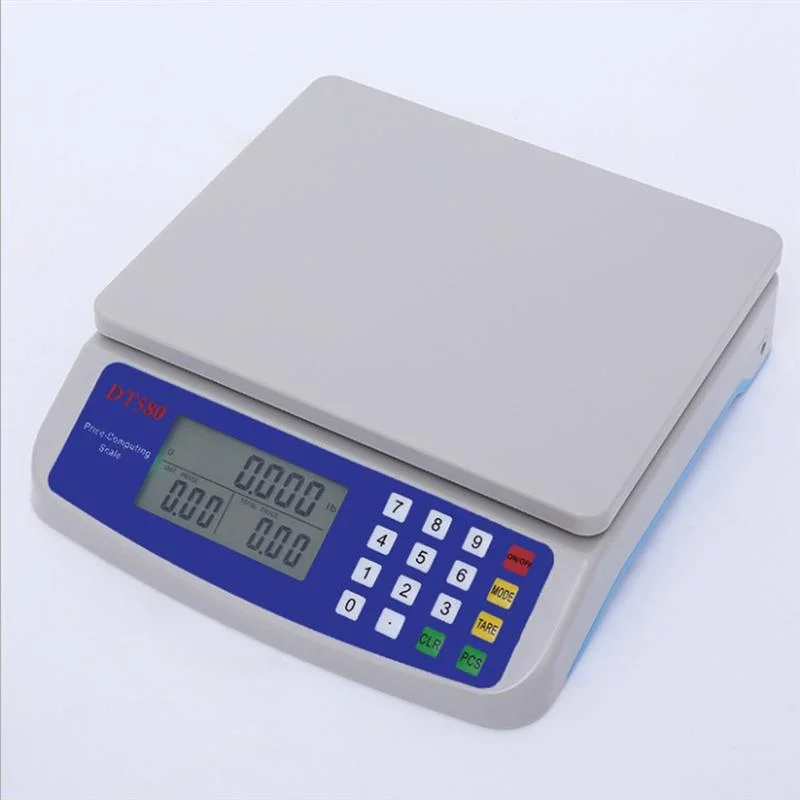 Electronic LCD Digital Waterproof IP68 Weight Scale Plastic Weighing Price Table Kitchen Computing Supermarket Scale 30kg 1g images - 6
