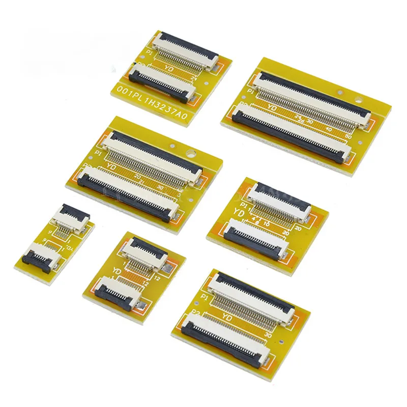 

2PCS FPC FFC Flexible Flat Cable Extension Board 4 8 10 14 20 30 40 45 50 54 60PIN AWM 20624 20706 20861 105C 60V VW-1 Connector