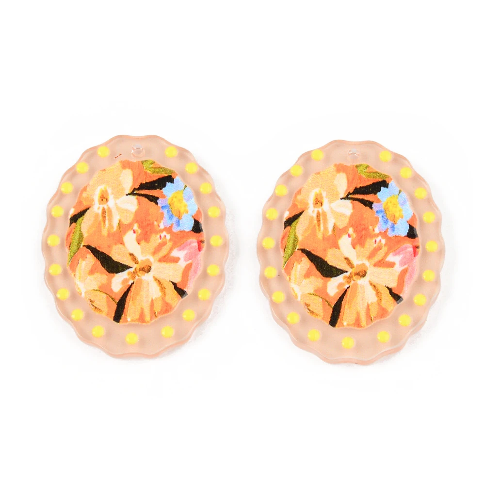 6 шт. цветные акриловые серьги для женщин