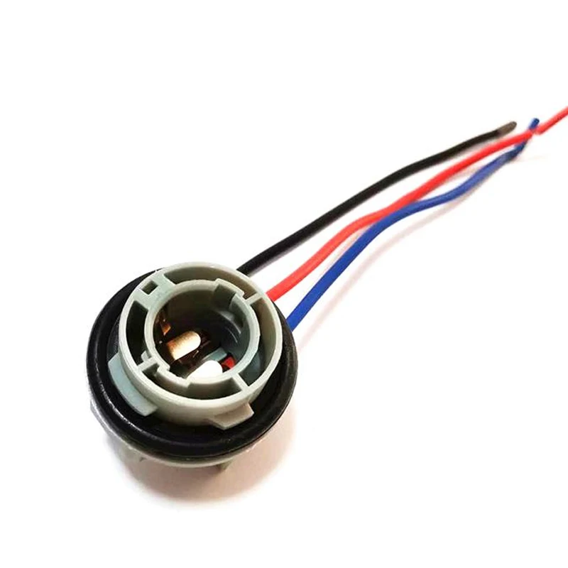 

Новый 1 шт. светодиодный T20 P21W 1157 7440 7443 3156 автомобильные фонари заднего хода, адаптер для тормозной лампы, удлинитель, разъем, держатель лампы