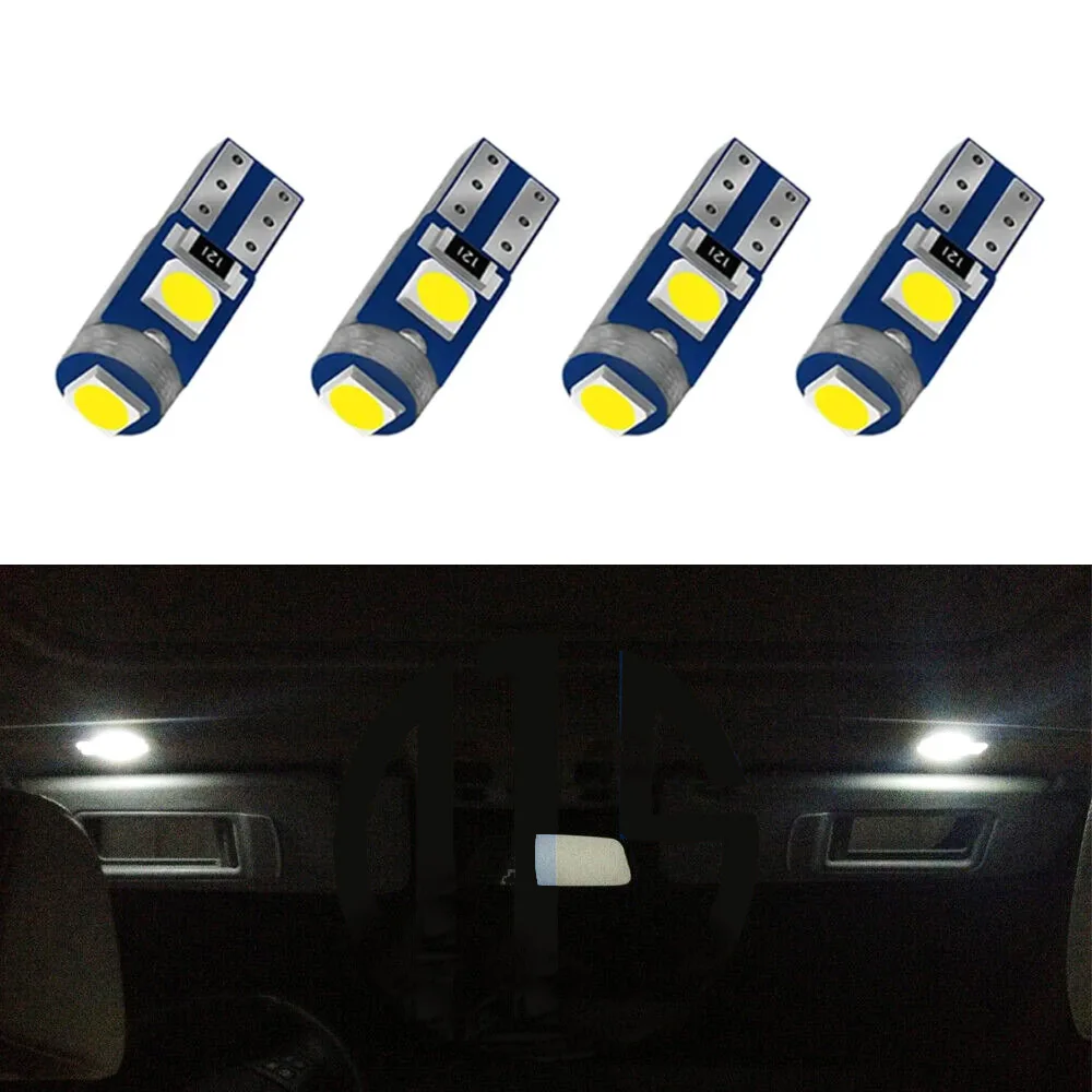 4Pcs for BMW 5 series F10 M5 2011-2017 LED Bulb Visor Light 