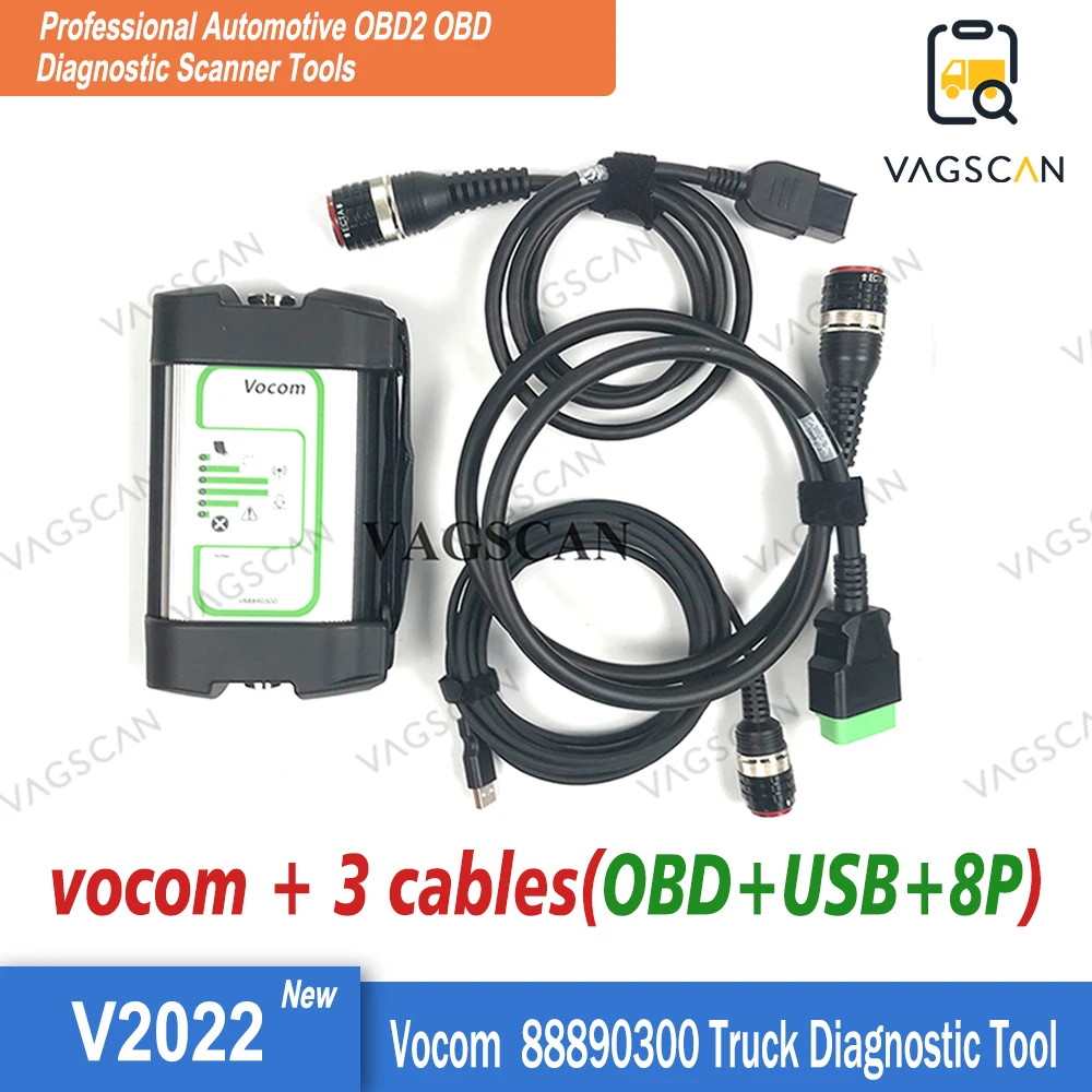 

Auto diagnostic tool for Vocom PTT 2.7 tech tool with OBD Cables Equipment Excavator Diagnosis tools