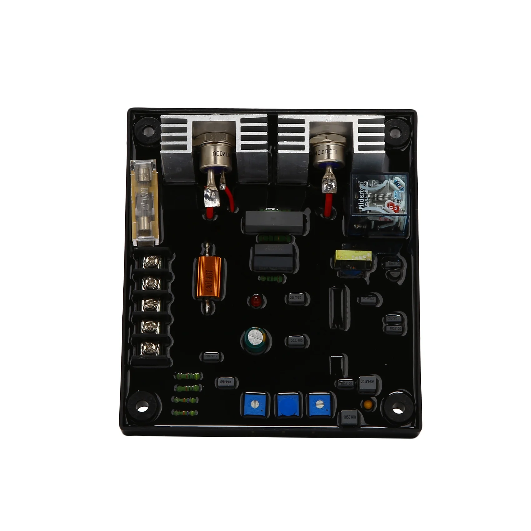 Универсальный автоматический регулятор напряжения POW50A AVR 30A для щетки и