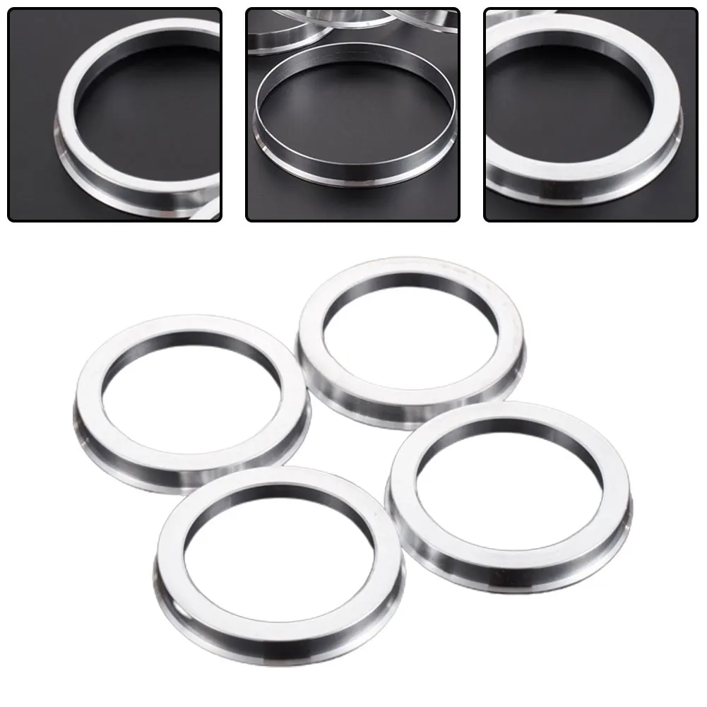 

4Pcs Wheel Hub Centric Rings Spacer OD=70.5mm ID=66.1mm Aluminum Alloy Auto Repair And Maintenance Wheel Center Caps Accessories