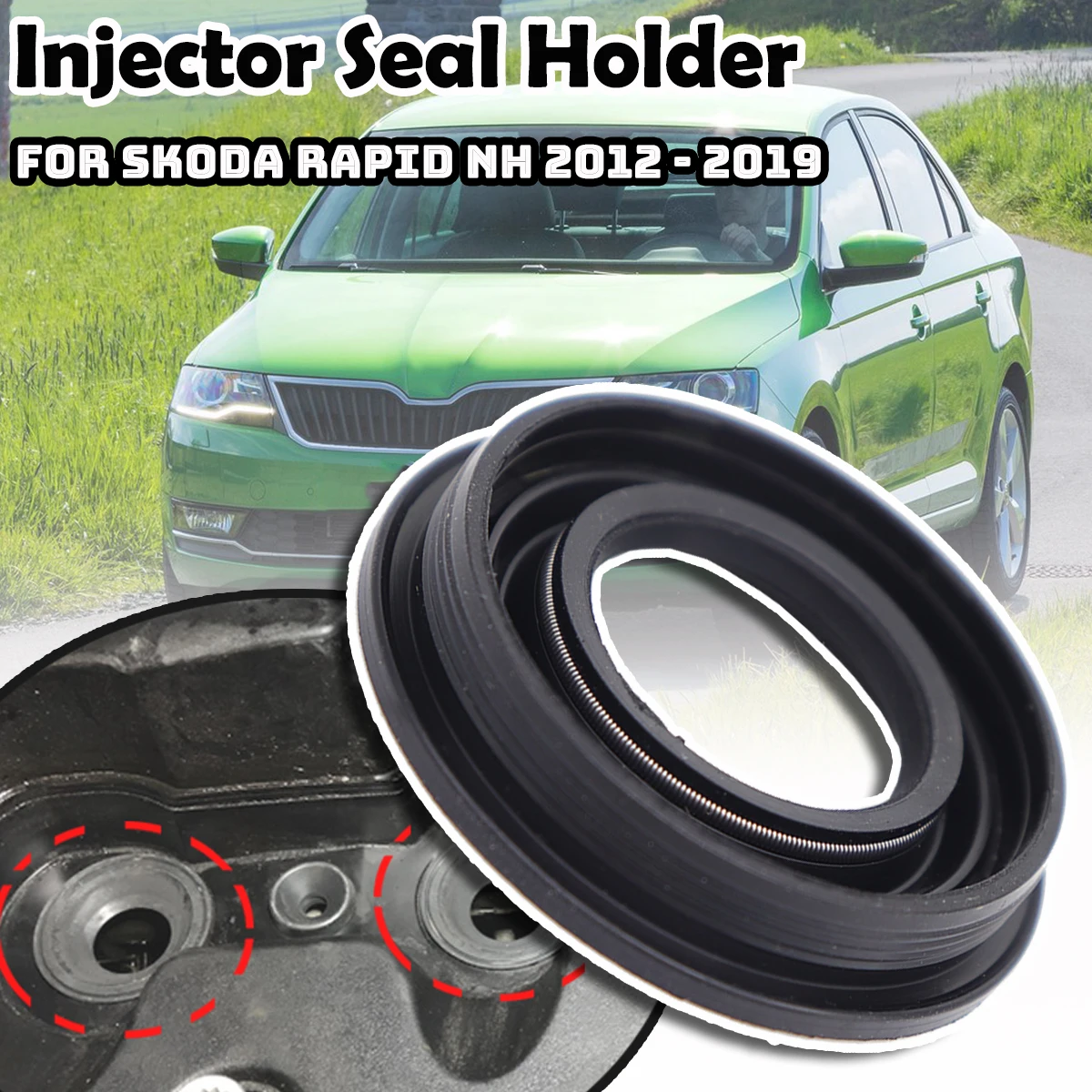 Фотокольцевая крышка клапана держатель прокладки уплотнения инжектора 03L103070