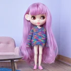 Кукла Blyth 16 BJD аниме, шарнирная кукла с шарнирным телом 30 см, кукла на заказ Blyth с белым блестящим лицом, игрушка сделай сам, подарок для девочек