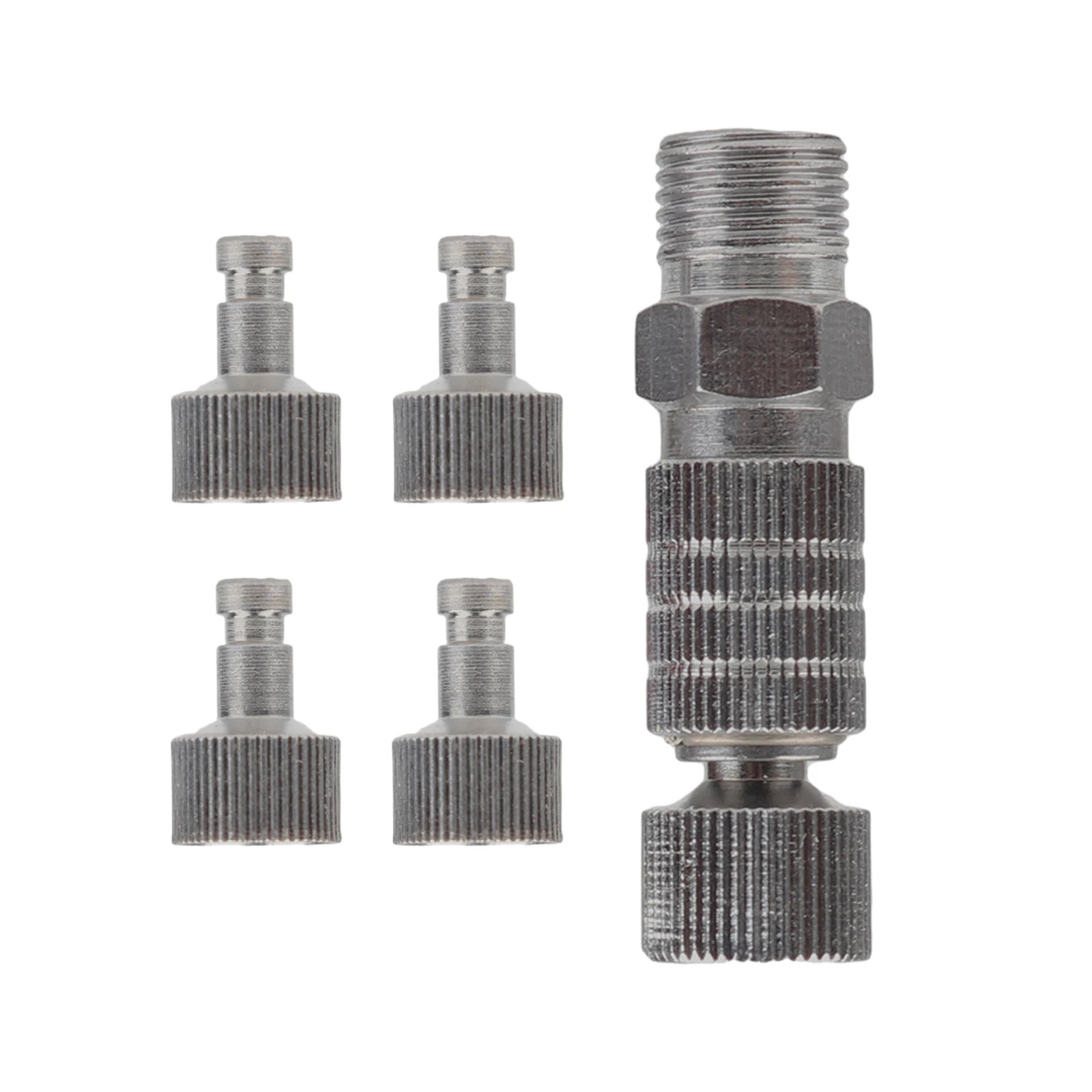 

Accessories Quick Connector Male Connector Metal Silver Tools With 4 Fittings 1/8inch Part 1 Set 1/8inch Brand New
