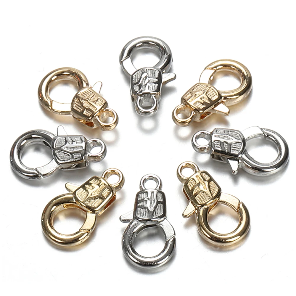 

Металлические застежки-карабины для браслетов, ожерелий, крючков, застежки для цепочек, аксессуары для рукоделия, компоненты для изготовле...