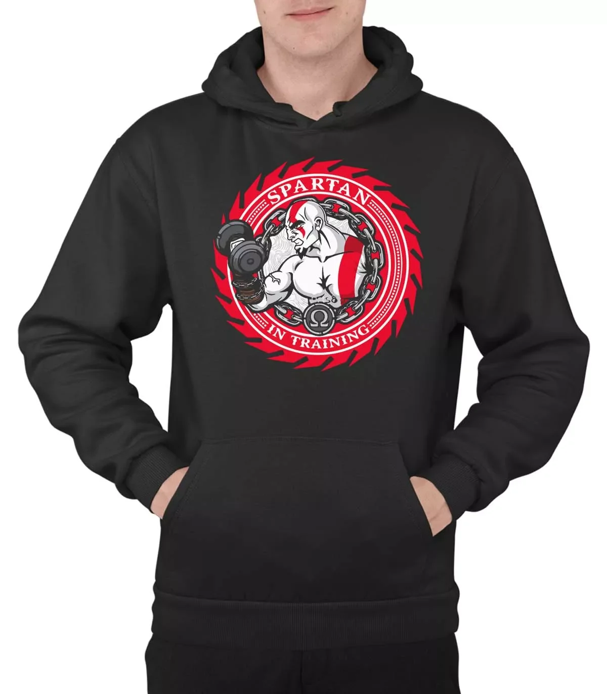 

NEW IN partan n raining--orkout-itness oodie--odybuilding-unny-, omens ashion, izes L XL, ear, remium weatshirt, igh uality