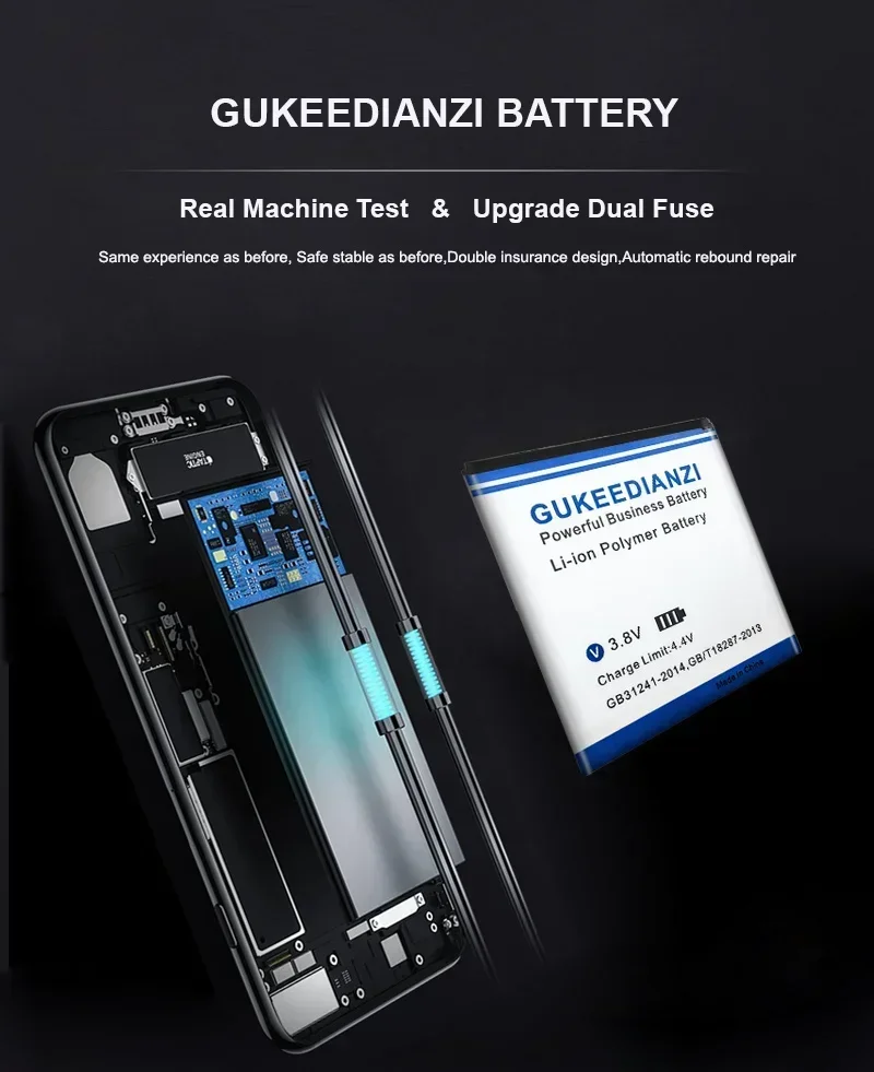 GUKEEDIANZI Аккумулятор EB 575152 ВУ LU 3200 мАч для Samsung Galaxy S i9000 i9003 i9001 i779 i589 i919 i919U i897 T959 i8250