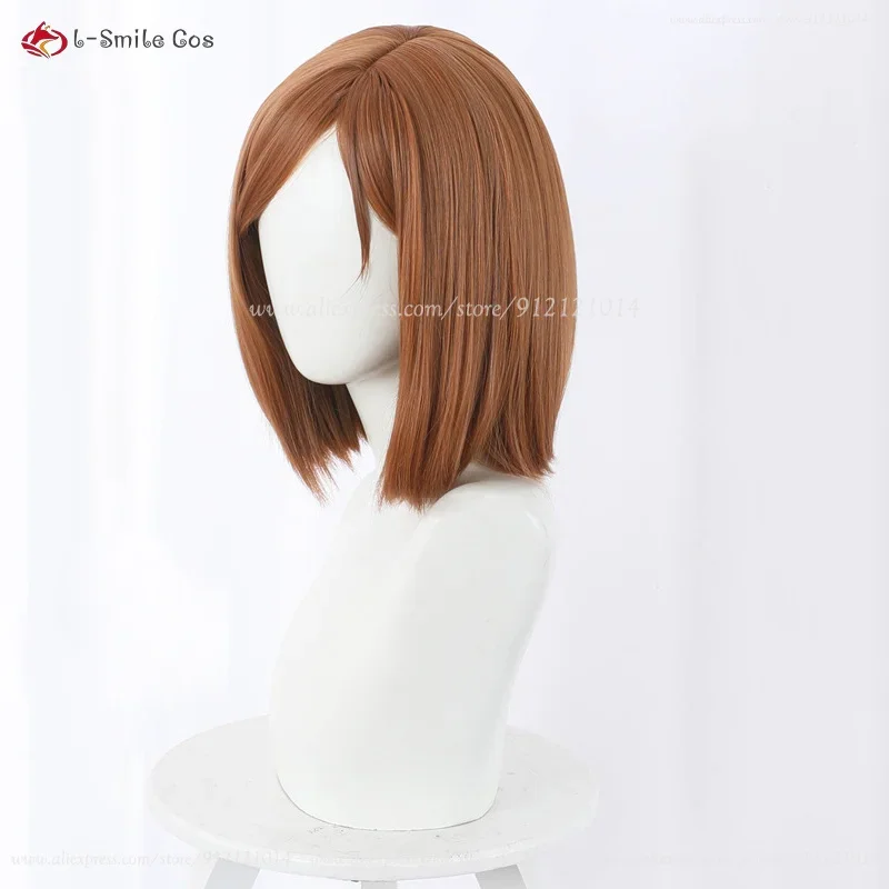 Парик для косплея кугисаки нобара кугиса из аниме термостойкие короткие