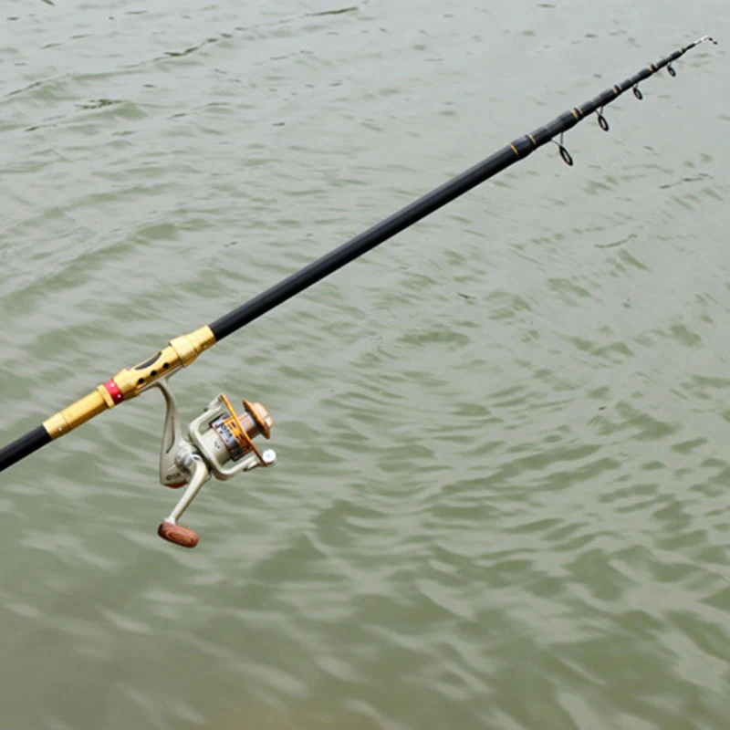 Portable Carbon Fiber Fishing Rods Reels Telescopic Saltwater Ultralight Fishing Rod Equipment Carretilha De Pesca Surf Casting