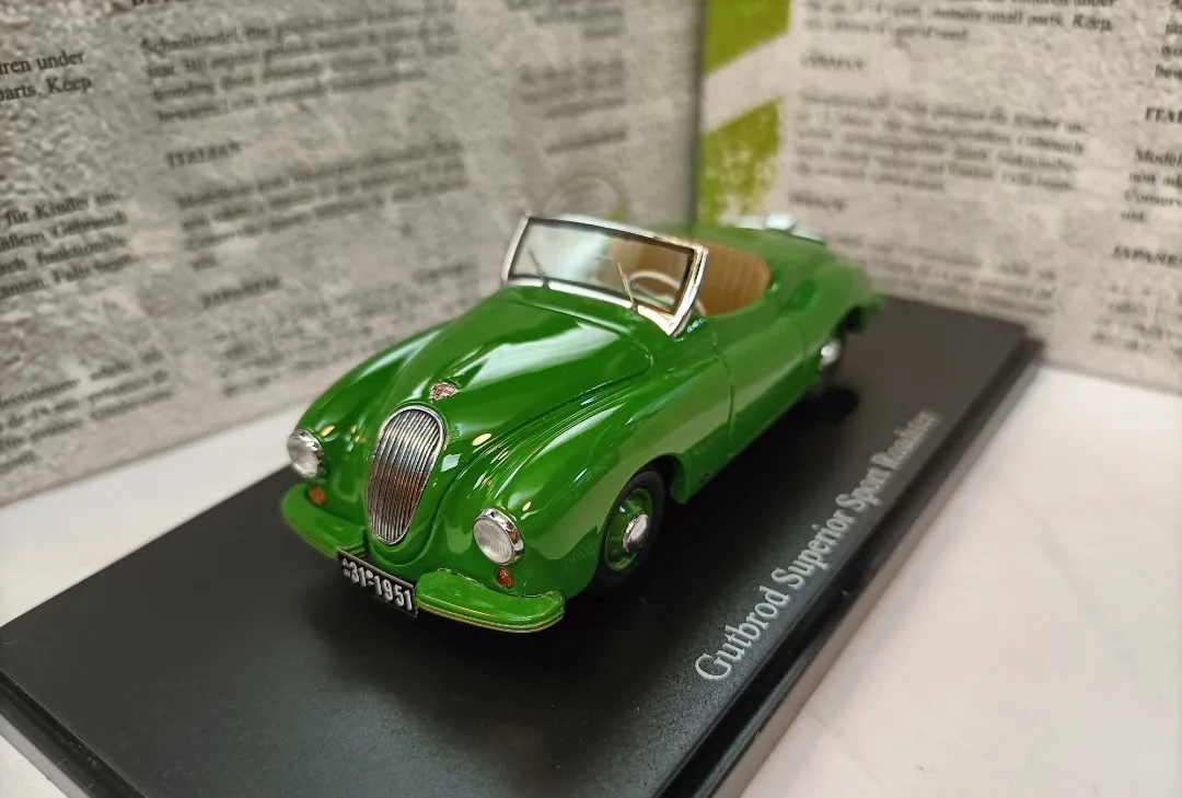 

Autocult 1 43 German Gutbrod Superior two-door roadster model