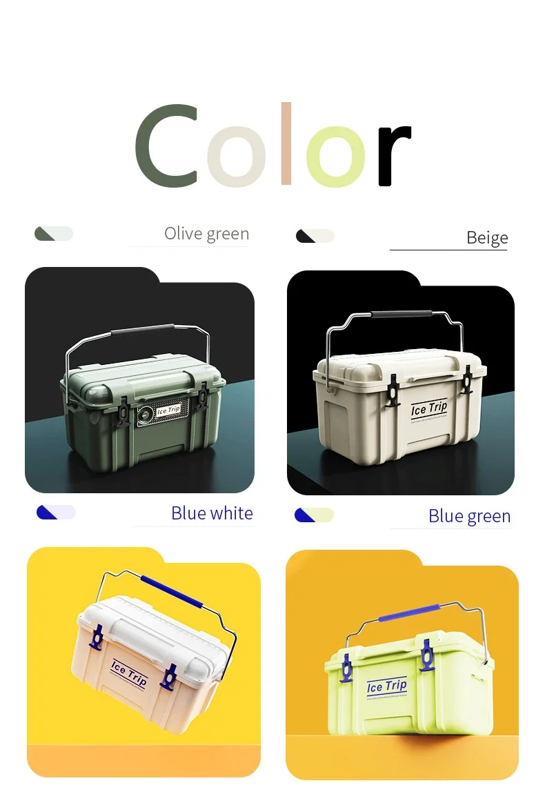 Портативный жесткий продукт для кемпинга 25 л холодильник пикника коробки на