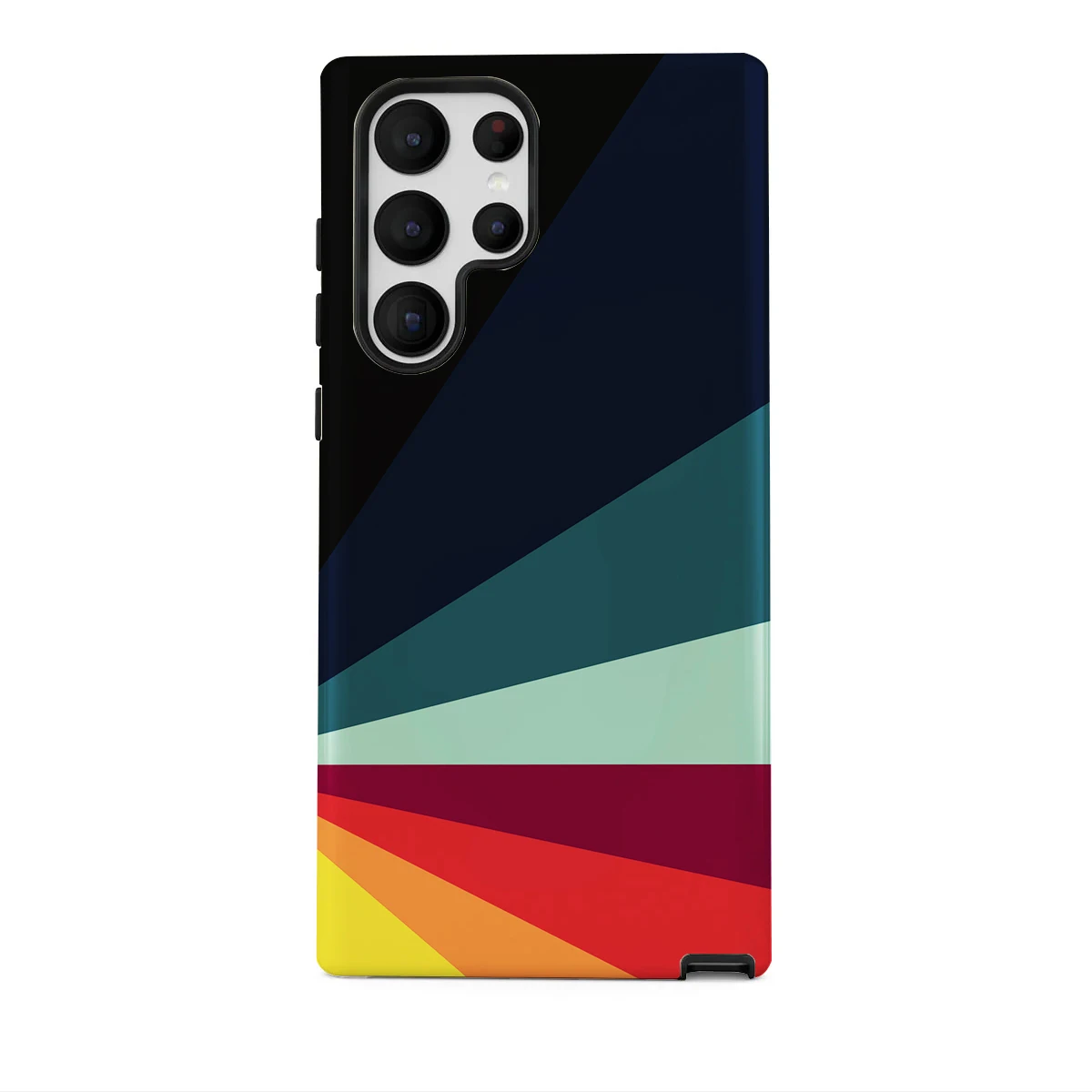 Фото Чехол для телефона Samsung S25 S24 S23 S22 A55 A54 A16 Ultra PRO Plus FE 5G с цветной строчкой, жесткий акриловый противоударный чехол Funda №2