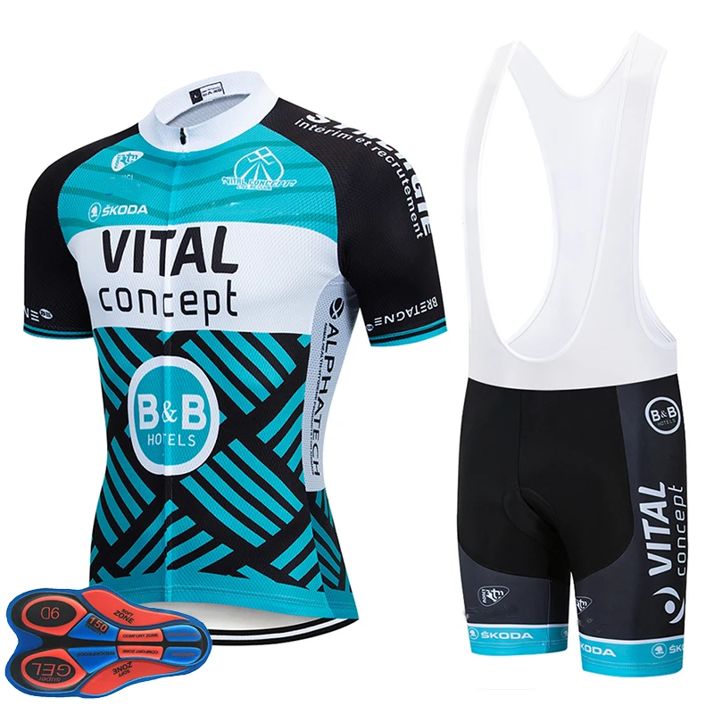

NEW bike Team Cycling Clothing Short Suit MTB Cycling Jersey Bike Sets Breathable Bicycle Wear Short Sleeve Jersey 9D GEL PAD