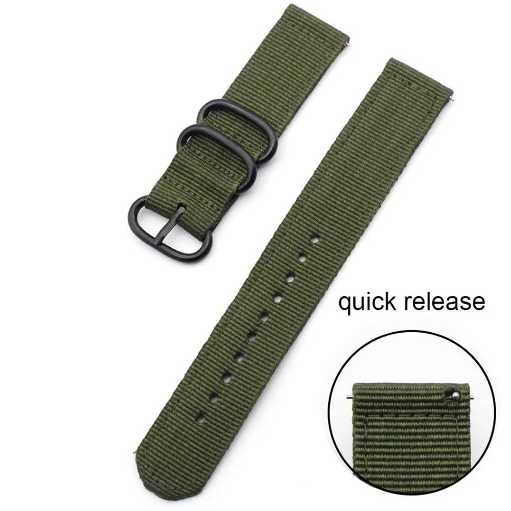 Nylon Canvas Wrist Strap For Suunto 9 7 Baro/Suunto D5 Spartan Sport Wrist HR/Baro Smart Watch Band Bracelets Correa 24MM Belts