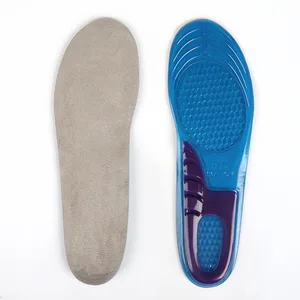 1 pair Orthotic Arch Support  and Foot Pain Massaging Silicone Gel Soft Sport Shoe Insole Pad For Ma