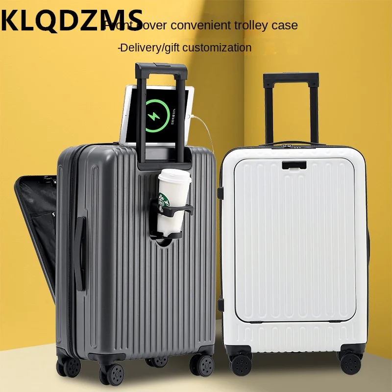 Чемодан на колесиках KLQDZMS универсальный раздвижной чемодан для мужчин 20 дюймов 24