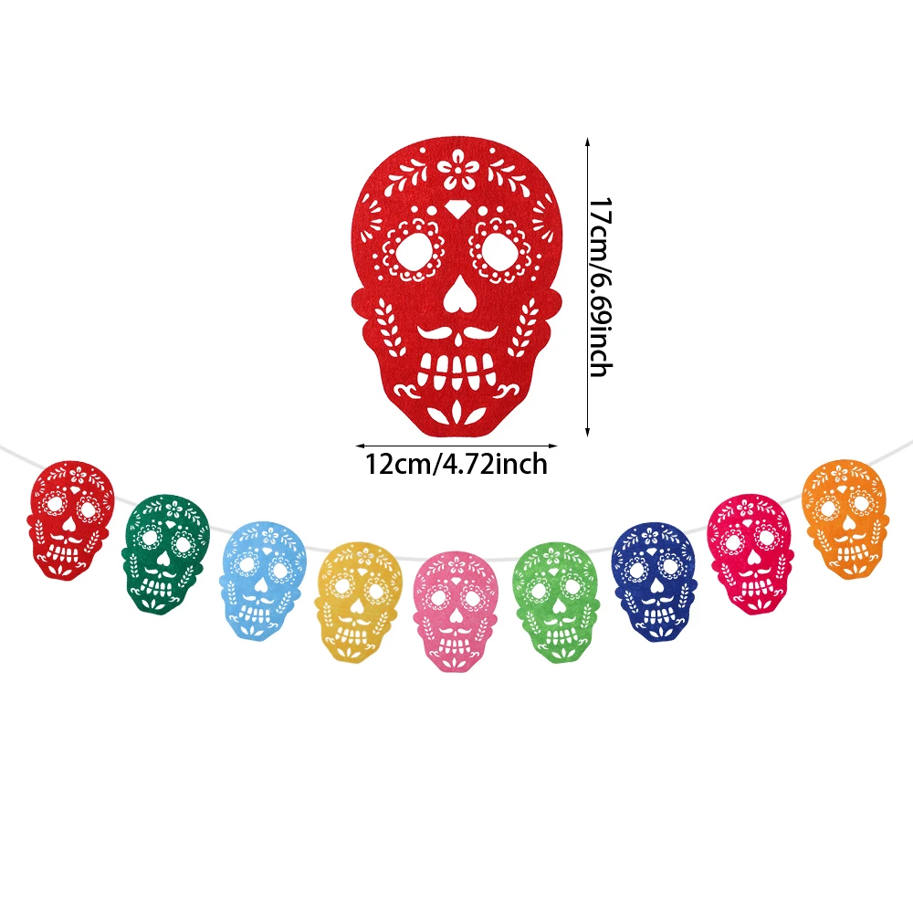 

Мексиканский черепной баннер для фотозоны