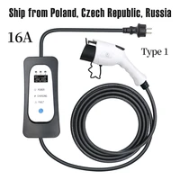 portable ev charging 3 6kw level 2 j1772 type 1 schuko plug evse for electric vehicle charger