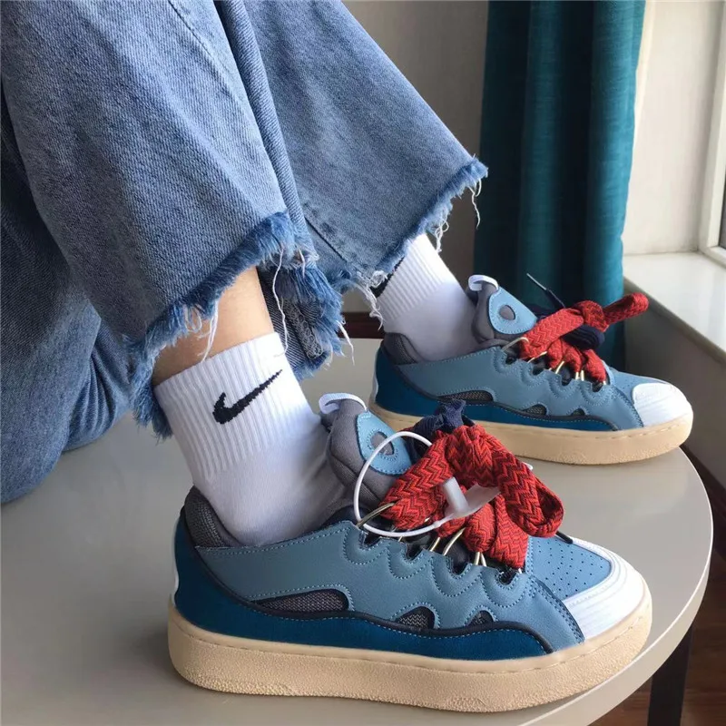 

Кроссовки унисекс на плоской толстой подошве, Размеры 35-44