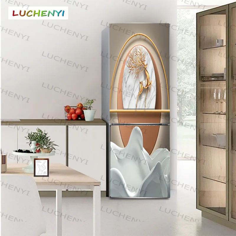3d наклейки на холодильник Papel de pared обои для гостиной кухни ресторана спальни