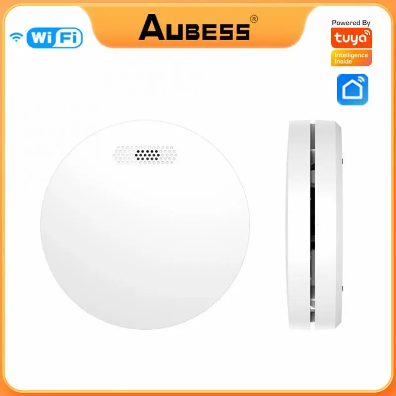 

Датчик дыма Tuya с Wi-Fi, звуковая и светильник вая сигнализация, для домашней системы безопасности