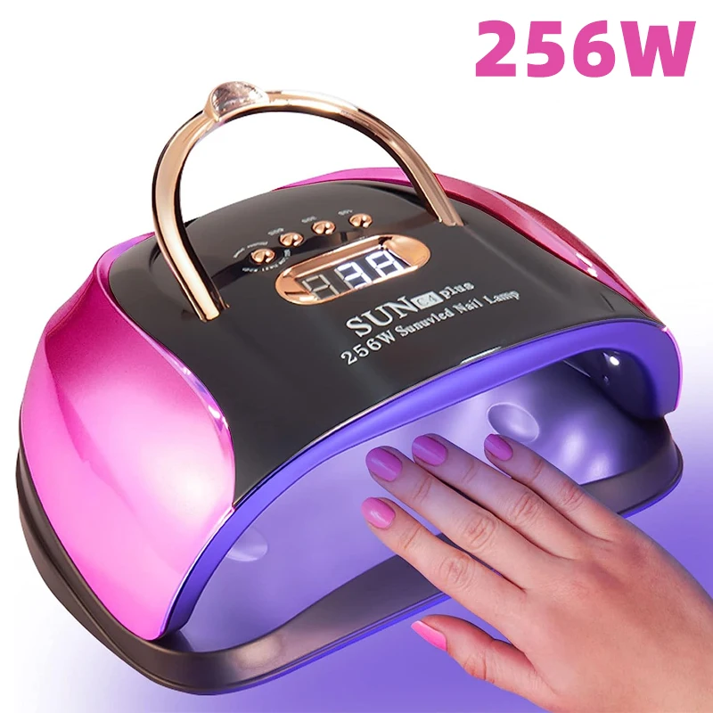 

UV LED Lamp For Nails 57LEDs Drying Lamp for UV Gel Nail Polish 256W Nail Dryer With Smart Sensor Manicure Machine Salon Tools