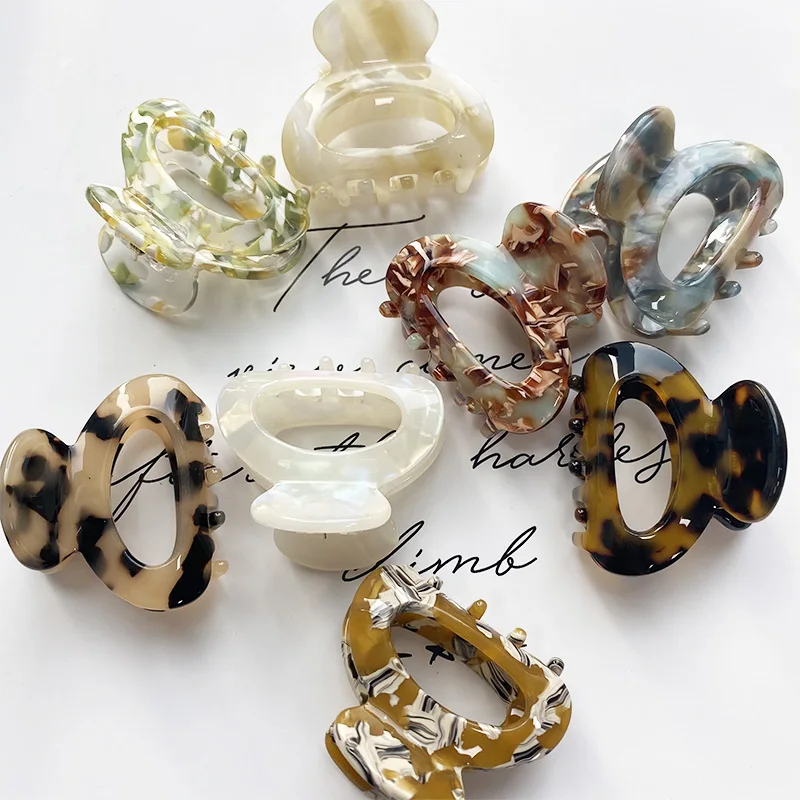 

2022 New Mini Small Sized Acetic Acid Bangs Top Clip Hair Jaw Clip South Korea New Trendy All-Match Cropped Hair Clip Ins 2PCS