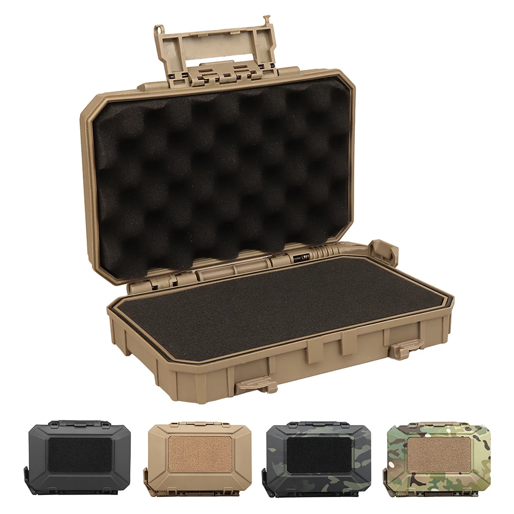 

Molle System Box Double Sponge Shockproof Outdoor Equipment Box Lockable Waterproof Impact Resistance Outdoor Sports Accessories