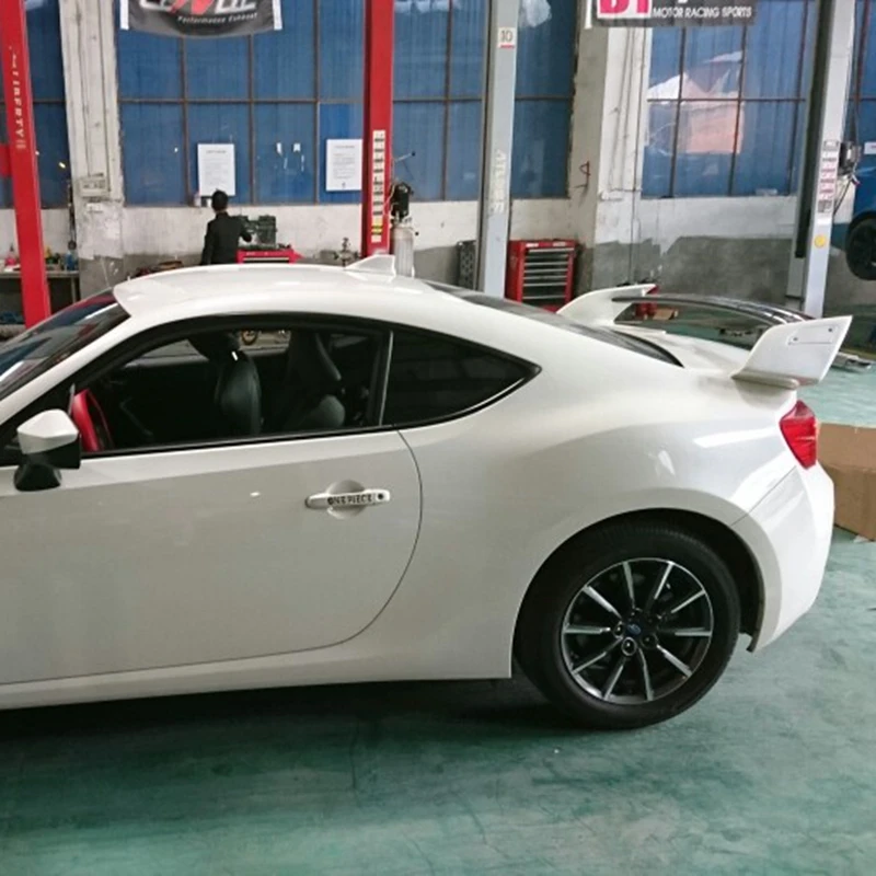 Автомобильный Стайлинг неокрашенный черный FRP Style GT 86 BRZ спойлер на заднее крыло