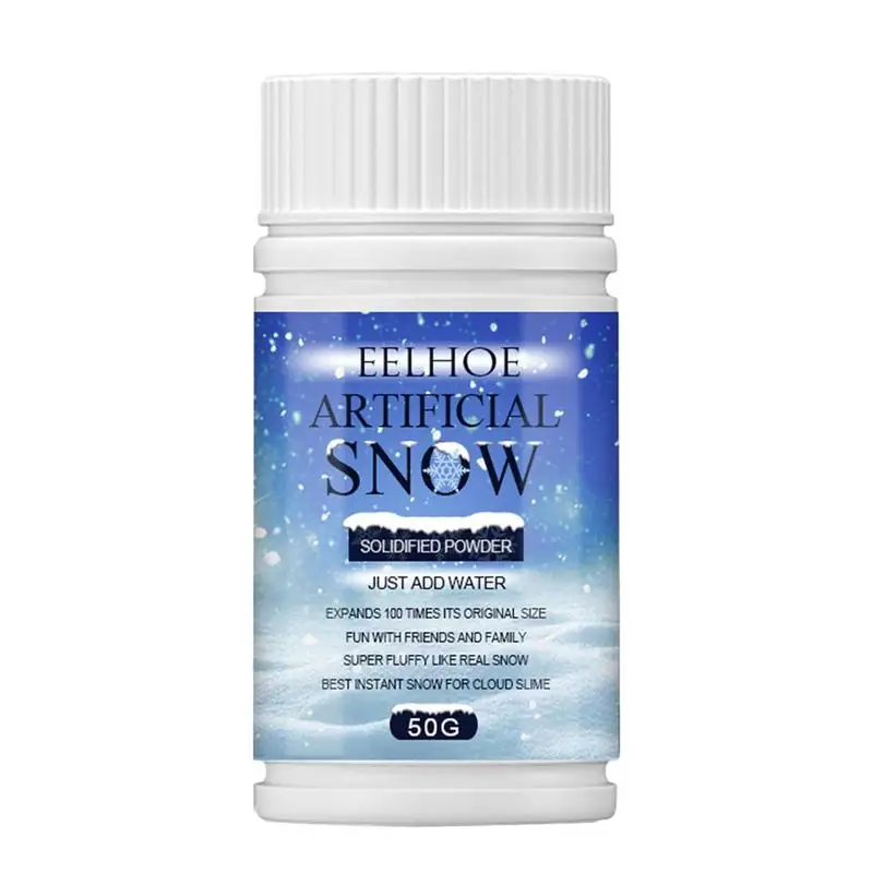

Instant Snow Winter Instant Faux Snow Powder For Playing Winter Artificial Snow For Decorating Christmas Trees Windows Corridors