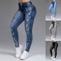 new womens jeans stretch ripped skinny black denim jean sexy mom woman female office fashion trendy y2k high waist pencil pants