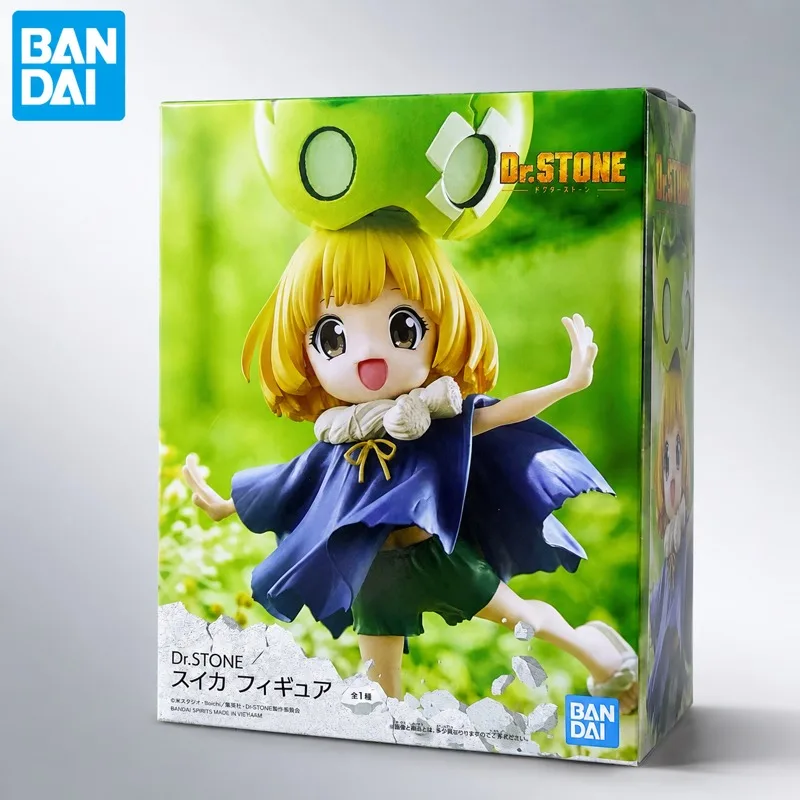 Фото В наличии: Оригинальная фигурка Bandai Spirits Dr. Stone Суика, новая, в коробке, модель персонажа аниме, игрушка. №1