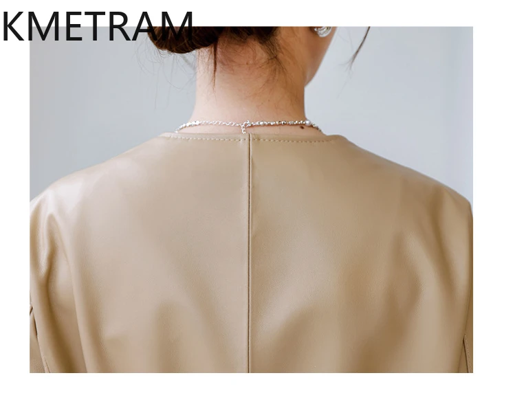 Женская кожаная куртка из натуральной овечьей кожи