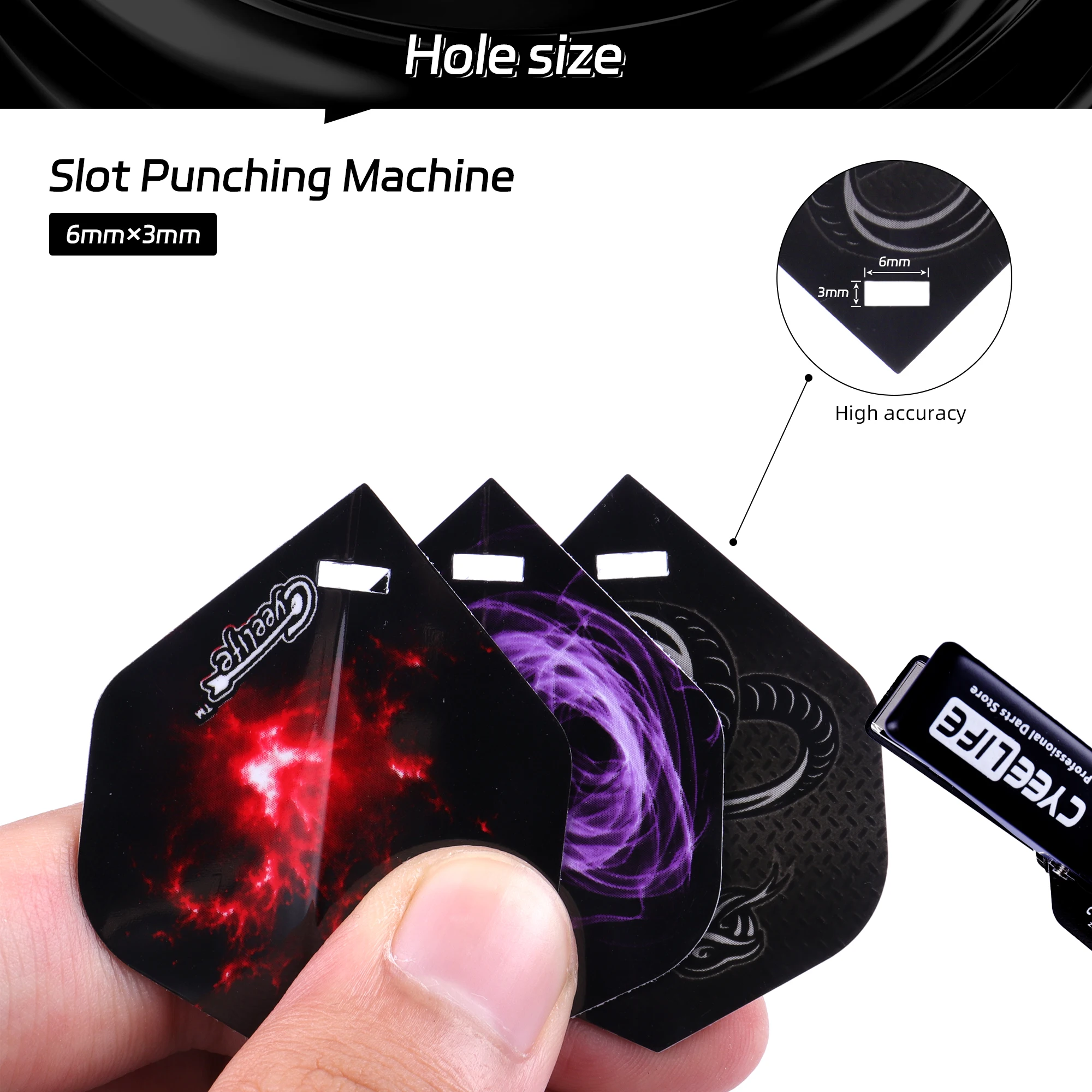 1 шт. профессиональный перфоратор для рабочего полета с 50 фиксированными