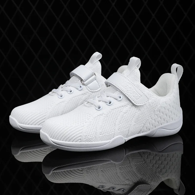 New Kids Sneakers Children Competitive Aerobics Shoes Soft Bottom Fitness Sneakers Jazz Modern Cheerleading Sport Dance Shoes