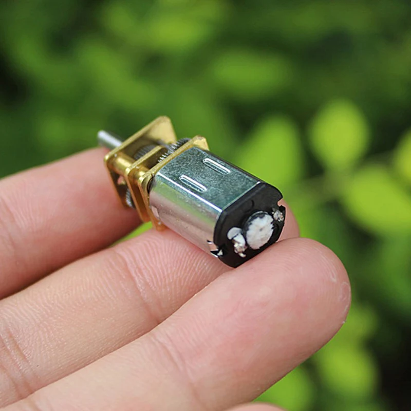 Высококачественная фотомагнитола 5 в 28 об/мин, редуктор медленной скорости Micro Mini N20, полностью Металлическая фотомагнитола, самодельный робот-автомобиль