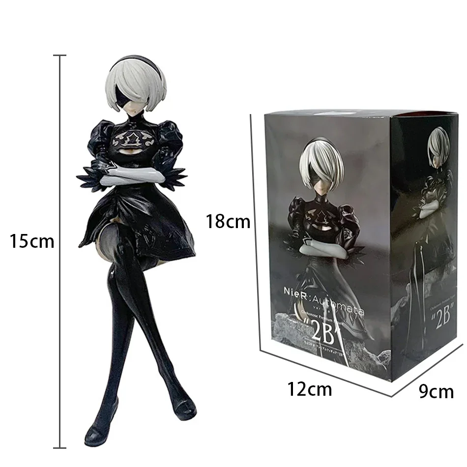 Новый SEGA Nier:automata Ver1.1A 2B Yorha No. 2, 9S Тип B 9S Премиум Chokonose Фигурка Аниме Mdel Игрушки Коллекционный Подарок (art.: 3920ca5bcae2b) - 3920ca5bcae2b