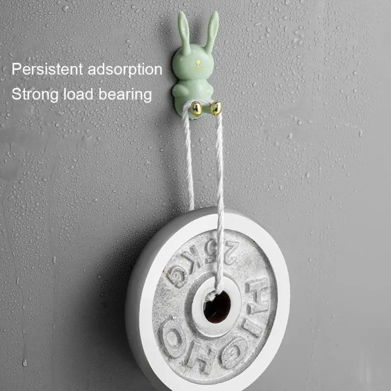 

No-punch Perforation-free Hook Hook Cute Hook Wash Cup Toothbrush Hanger 1pcs Adhesive Hook Bathroom Accessories Non-marking