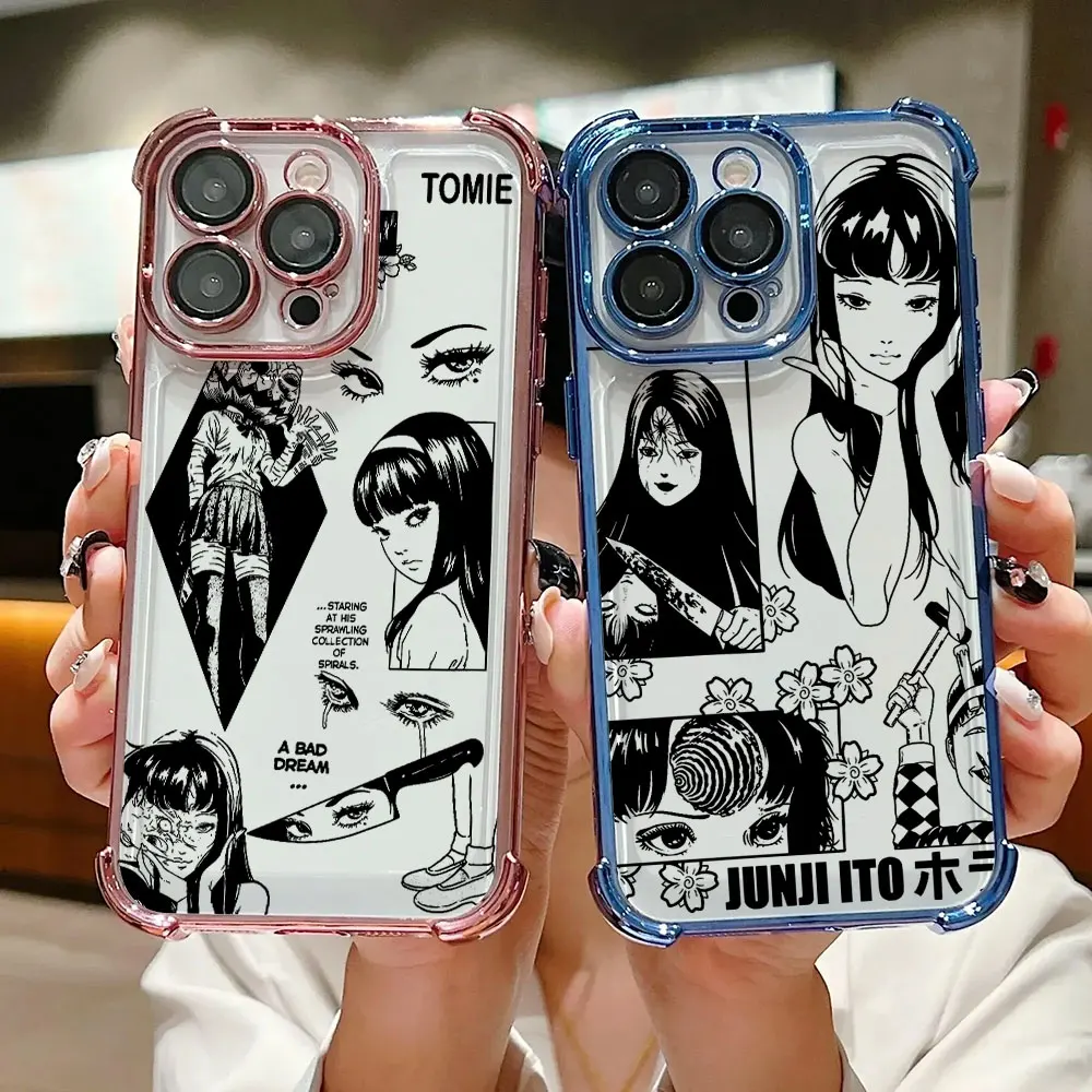 Фото Чехол Junji Ito T-Tomies Manga для Xiaomi 17T Pro 15T 14T 15 14 Poco F5 F7 F8 Ultra M7 M8 X5 X6 X7 X8 Pro Max 5G, противоударный чехол №1
