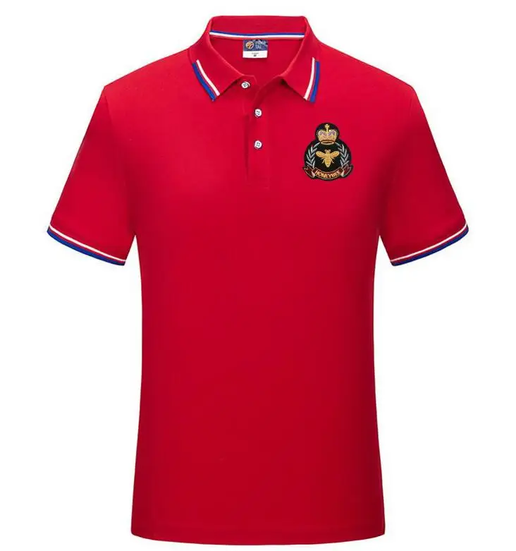 Мужские модные стильные бриллиантовые высококачественные хлопковые поло 2023