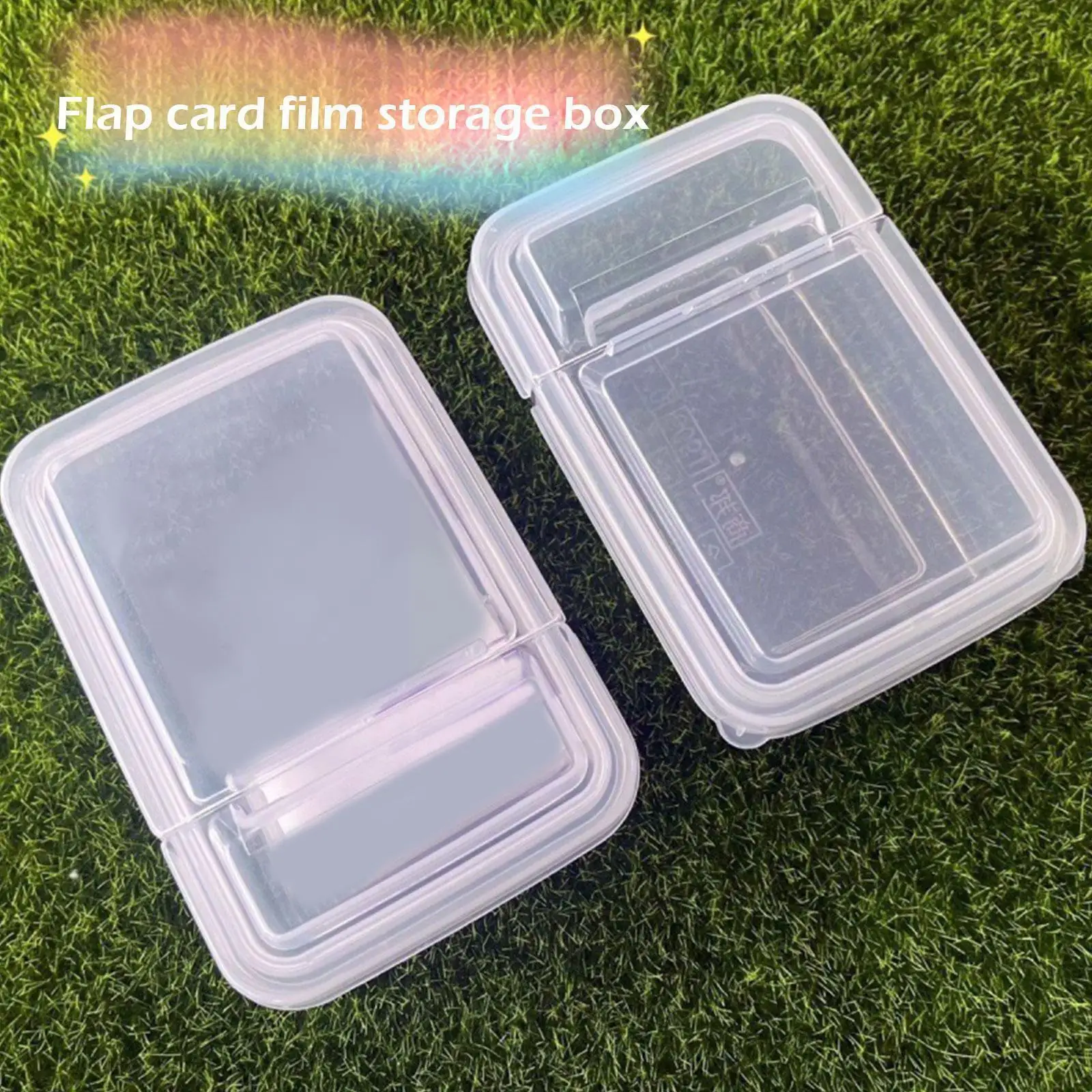 

Korea Card Storage Box Clear Acid Free Cpp Hard 3 Inch Holographic Binder Photocard Box Film Protector Album Storage I6e9