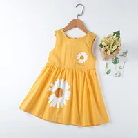 girls sleeveless princess vest small daisy dress 2 year old baby girl clothes flower girl dresses kids dresses for girls