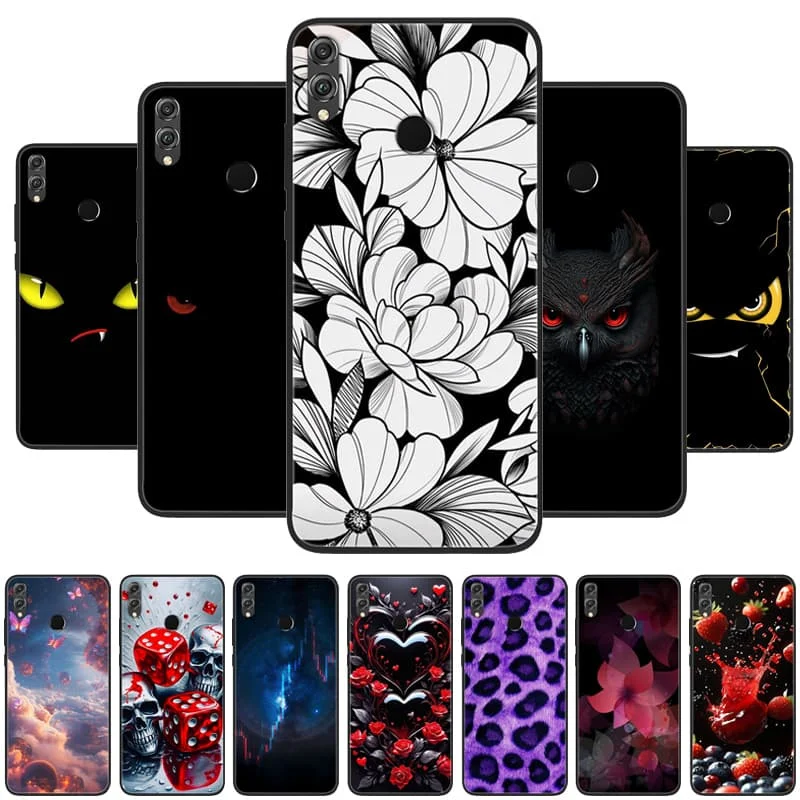 Фото Чехол для Huawei Honor 8x Honor8x Max, силиконовая мягкая задняя крышка из ТПУ для Huawei Honor 8x, чехлы для телефонов, защитные сумки, чехол №1