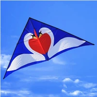 free shipping large swan kite for adults kite nylon toys fly kites children kite reel weifang bird kite